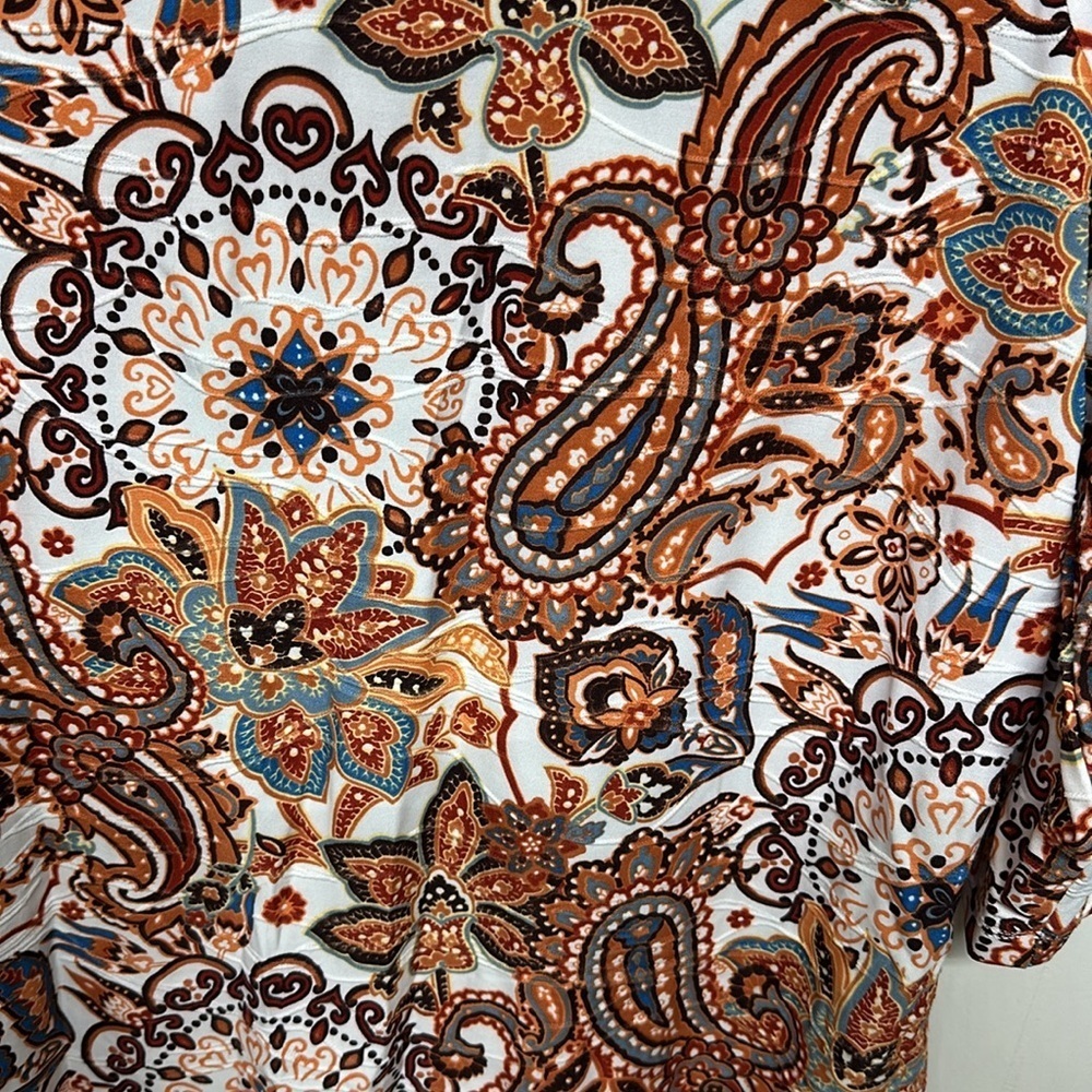 Emily Daniel’s NWT Brushed Jacquard Top SzXl - Picture 3 of 8